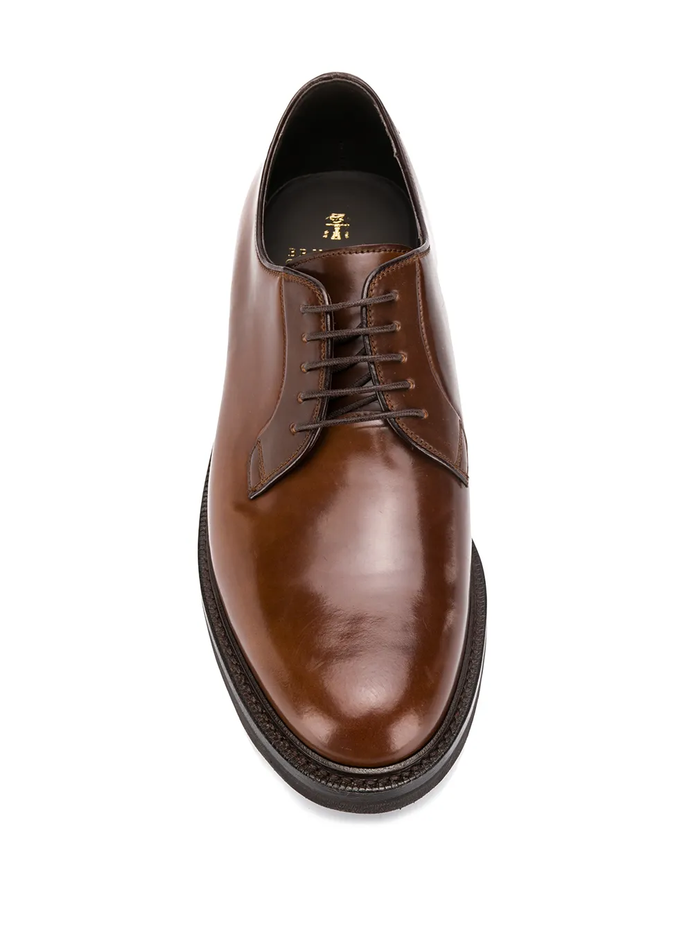 Brunello Cucinelli classic lace-up Derby shoes Brown