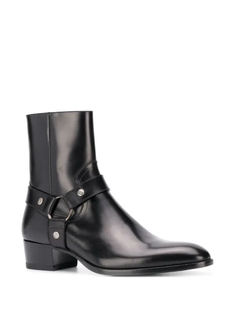 saint laurent harness boot