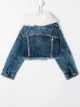 الصورة 2 من Monnalisa embellished denim jacket