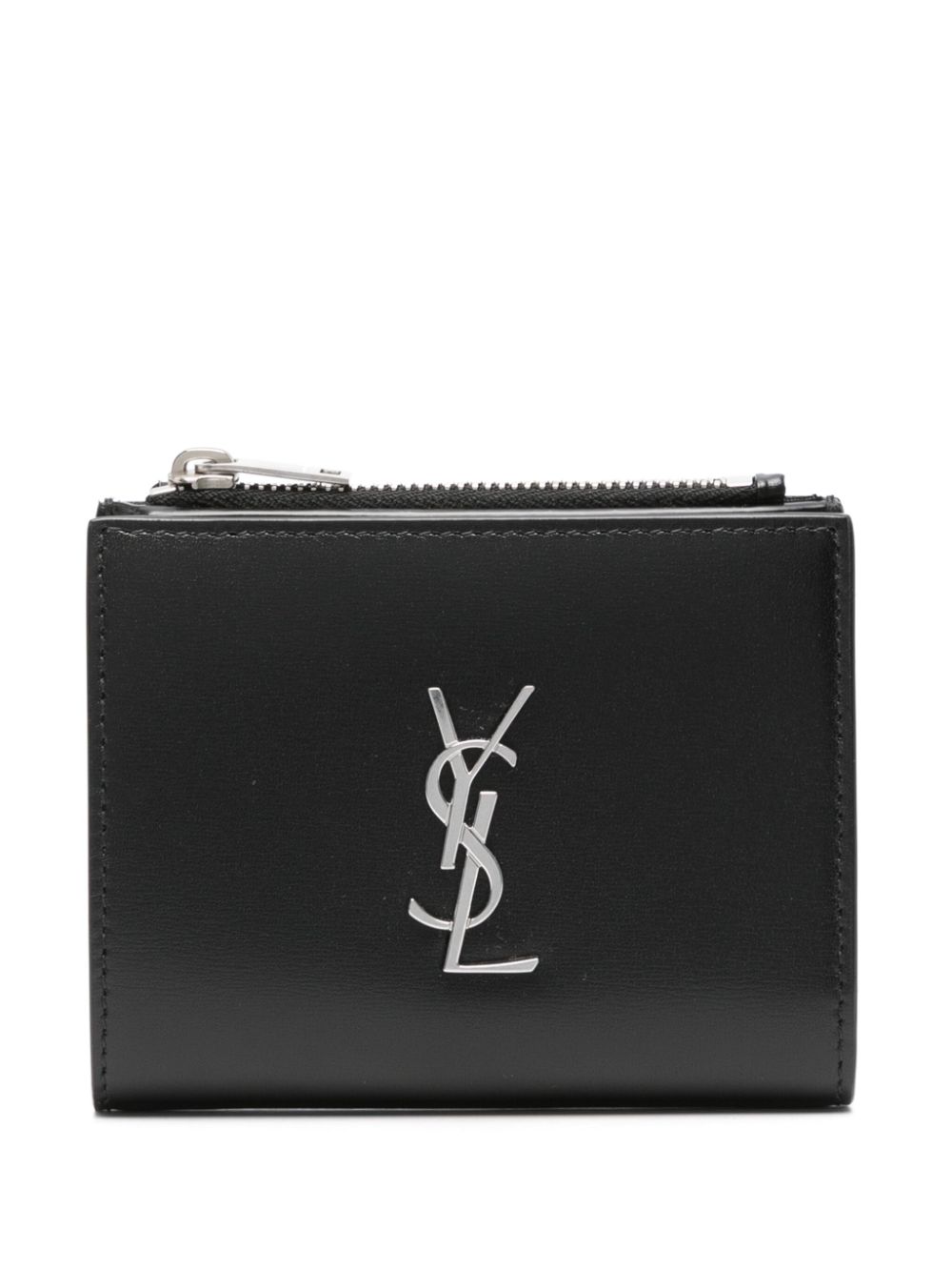 Saint Laurent monogram leather wallet - Black