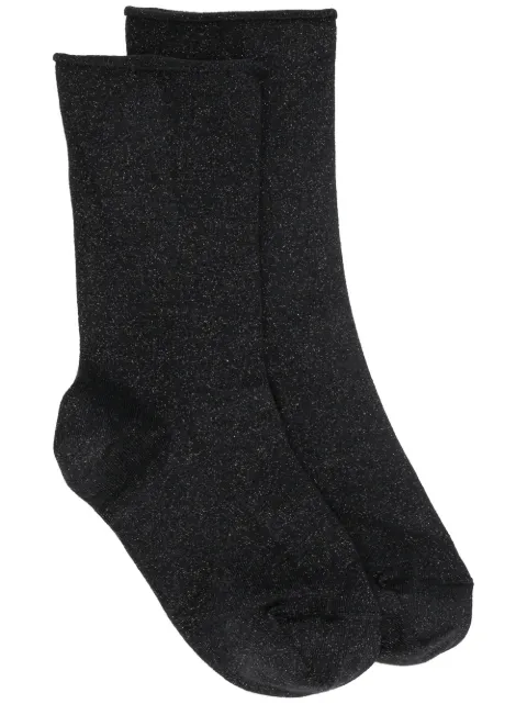 Brunello Cucinelli metallic thread socks