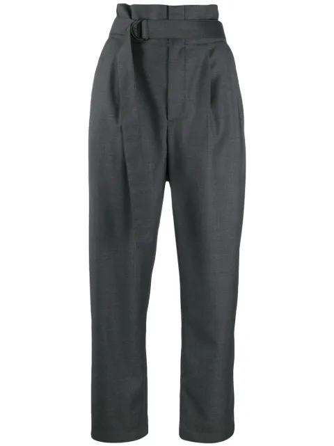 Brunello Cucinelli pantalones con tiro alto
