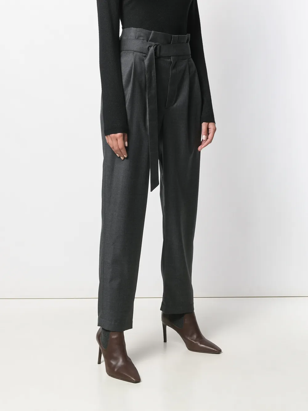 Brunello Cucinelli High-waist broek Grijs