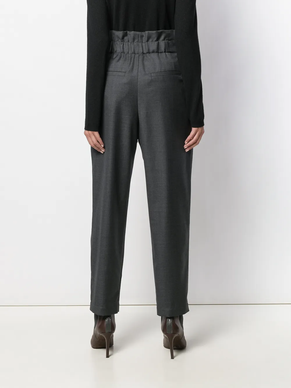Brunello Cucinelli High-waist broek Grijs