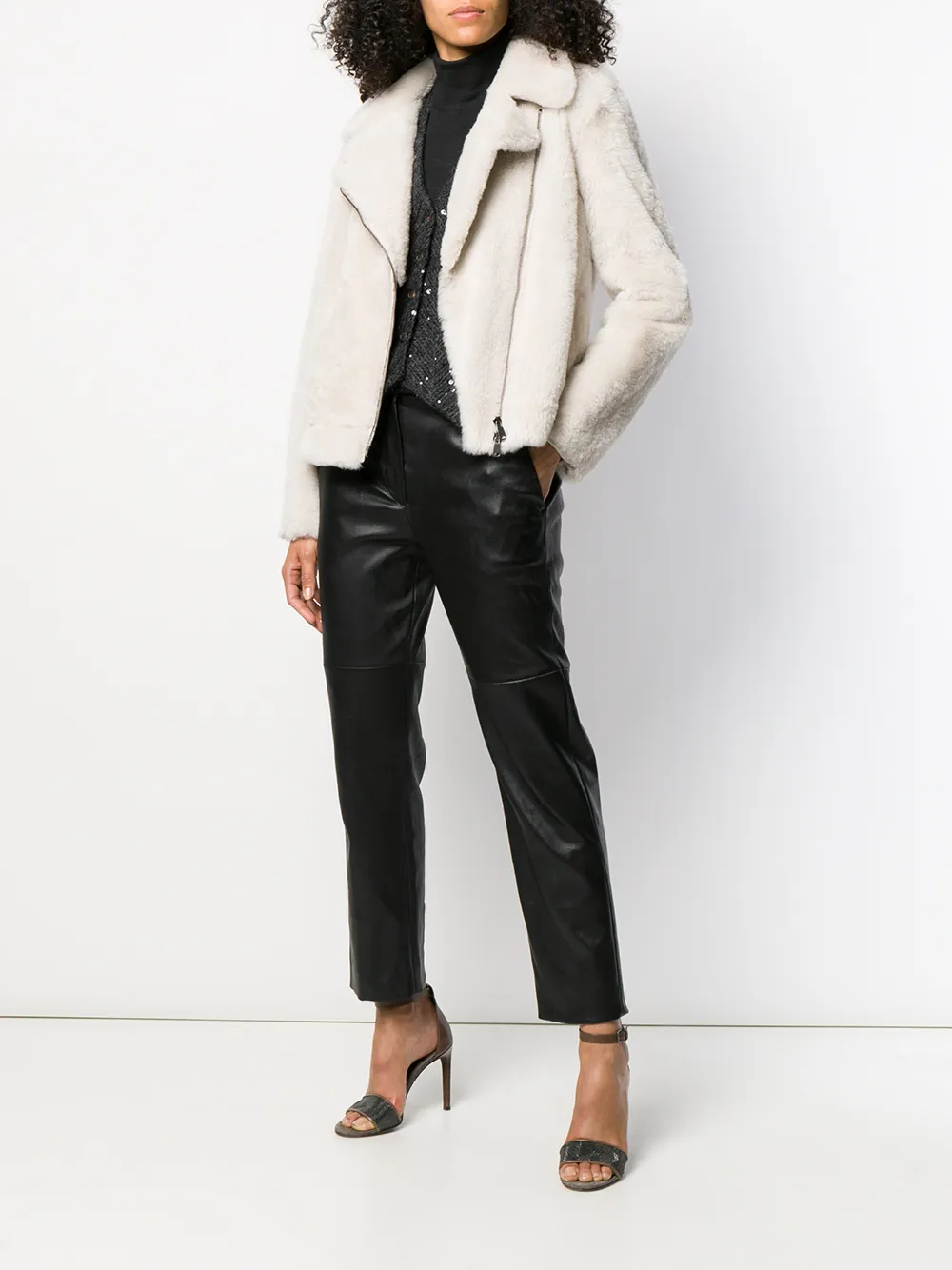 Brunello Cucinelli Cropped broek - Zwart