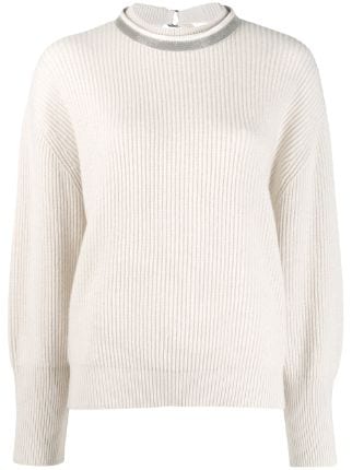 Brunello Cucinelli Ribbed Jumper - Farfetch