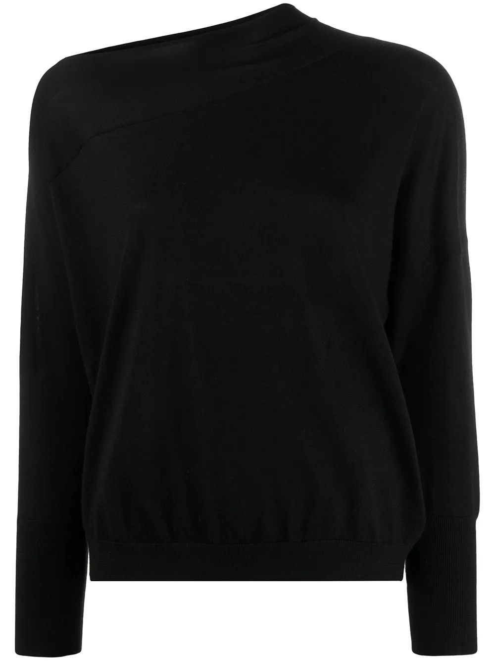 Brunello Cucinelli Off-shoulder trui Zwart