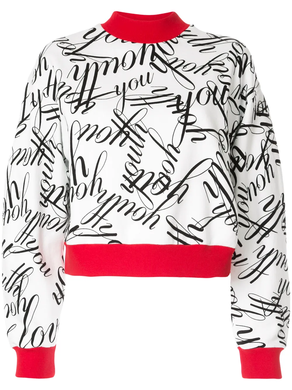 Image 1 of MSGM Youth printed sweatshirt