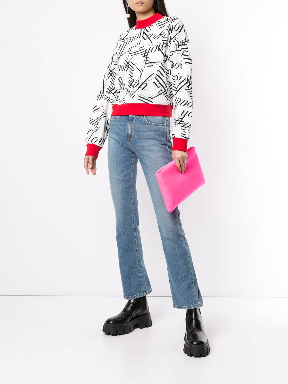 Image 2 of MSGM Youth printed sweatshirt