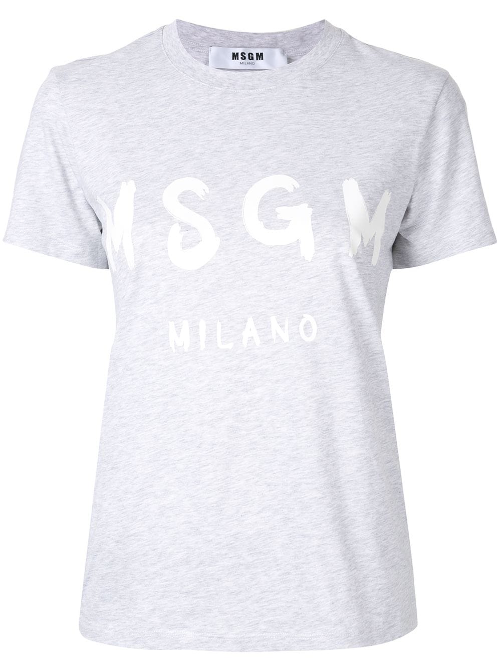 фото MSGM футболка с круглым вырезом и логотипом