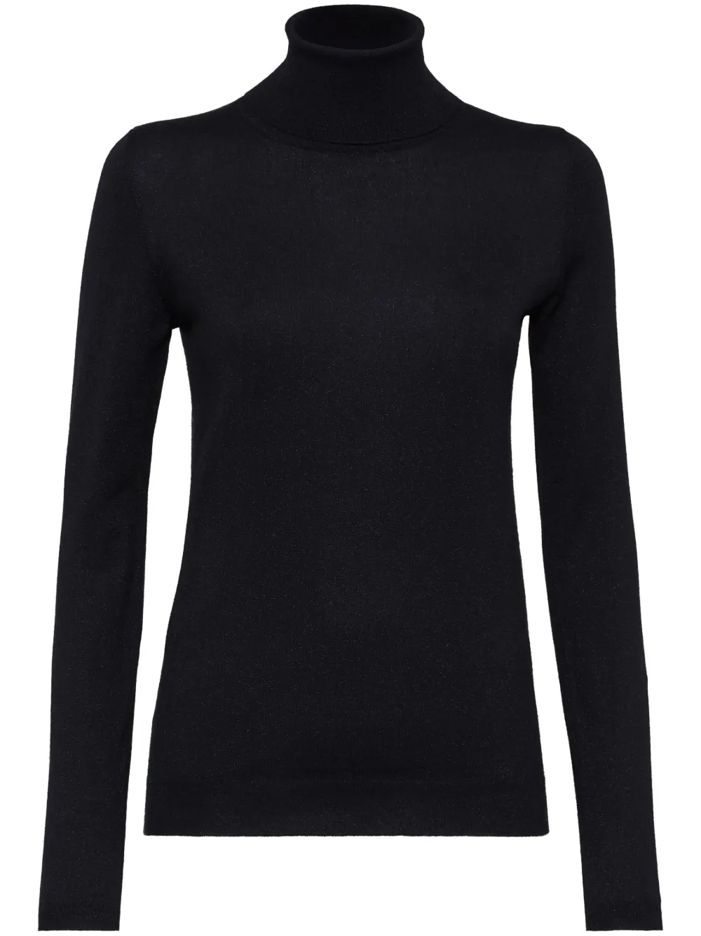 Brunello Cucinelli Fitted Roll-neck Sweater In Black