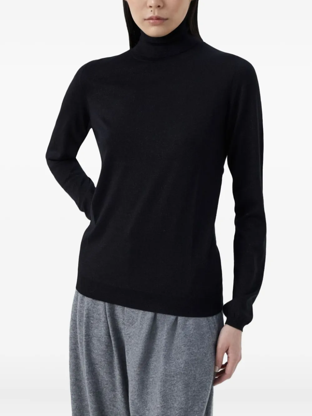 Brunello Cucinelli Suéter slim gola alta | Blusas de tricô | Image 2