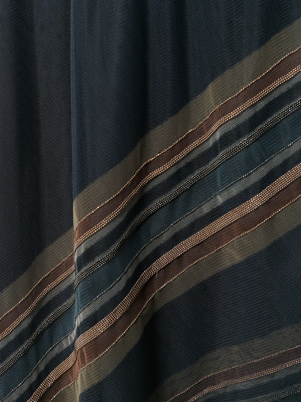 Brunello Cucinelli Gelaagde rok Grijs