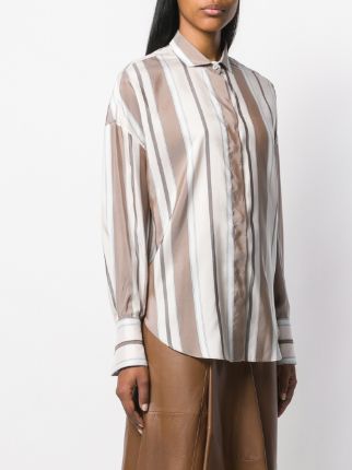 striped print shirt展示图