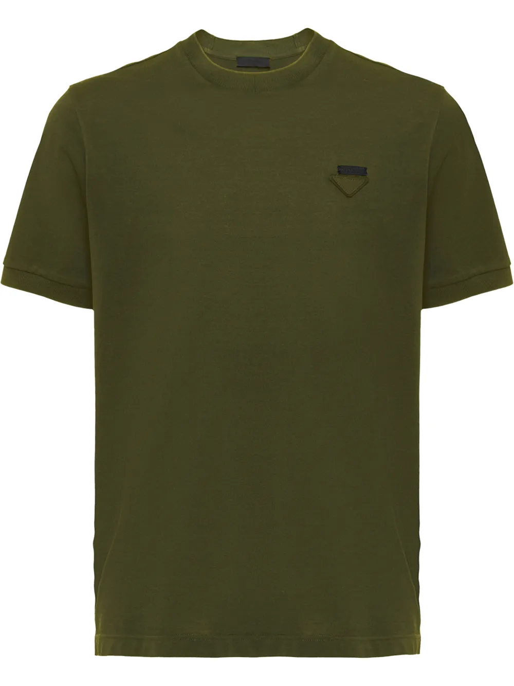 Click to view more detailed imagery on our partner's website Prada Cotton Piqué T-shirt In Green