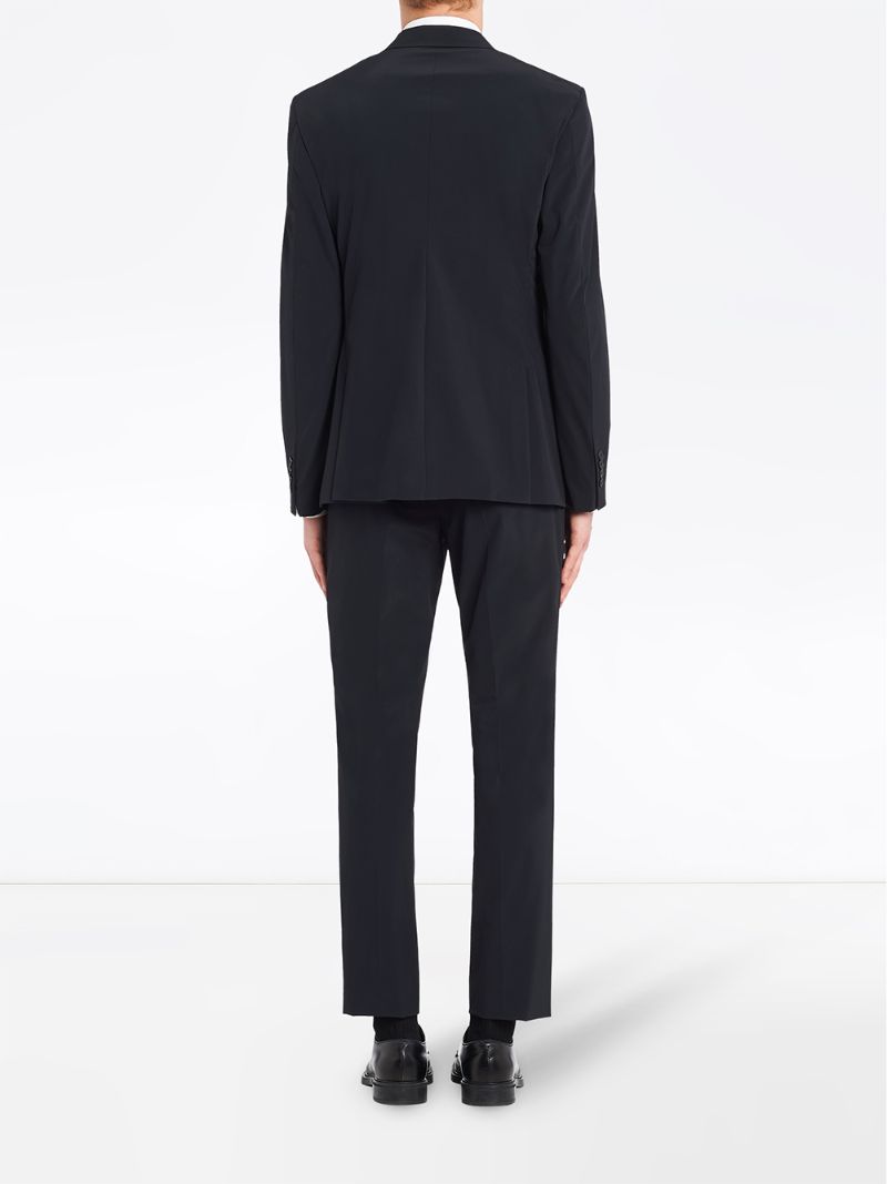 Shop Prada Technical Fabric Two-piece Suit In Black