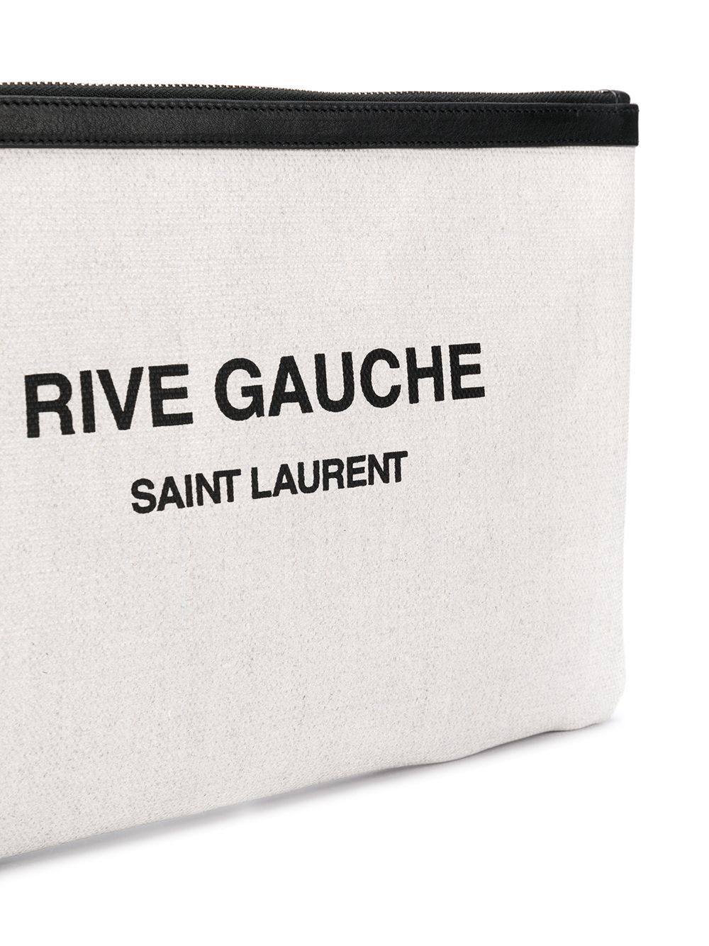 фото Saint Laurent клатч с принтом Rive Gauche