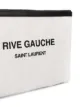 Saint Laurent Rive Gauche print clutch