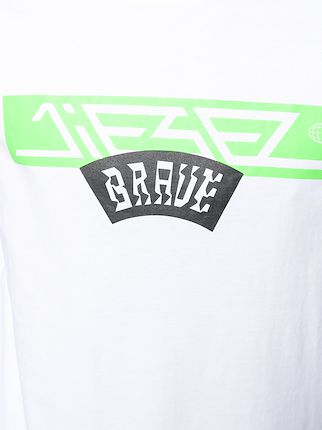 Brave print T-shirt展示图