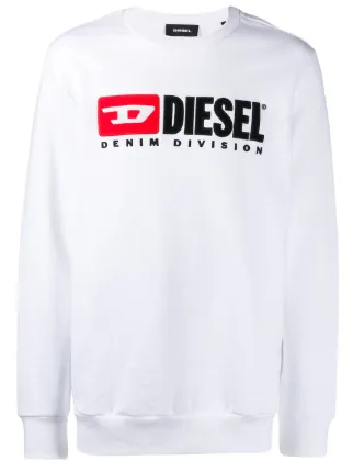 Diesel Contrast Logo Sweatshirt - Farfetch