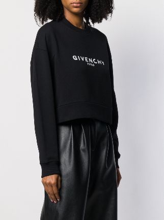 cropped logo sweatshirt展示图