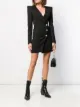 الصورة 2 من Balmain فستان مجسم قصير
