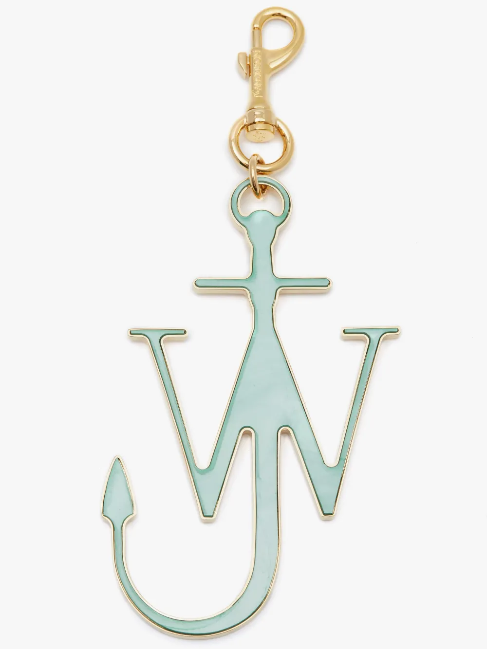 Click to view more detailed imagery on our partner's website Jw Anderson Enamel Anchor Keyring In Green