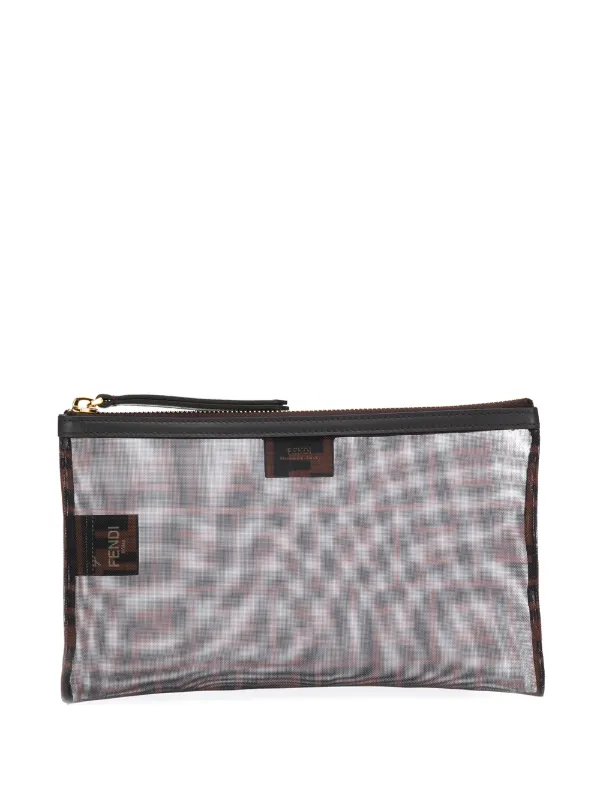 fendi mesh pouch