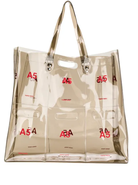 Nana-Nana A5 panelled tote