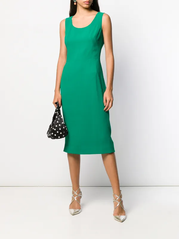 dolce gabbana green dress