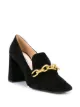 Image 2 of Prada heeled chain loafers
