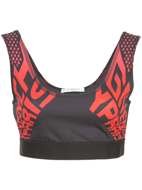 Givenchy logo sports bra top