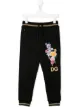 الصورة 1 من Dolce & Gabbana Kids بنطال رياضي بزهور مطرزة