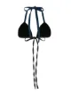 Image 2 of No Ka' Oi embroidered bikini top