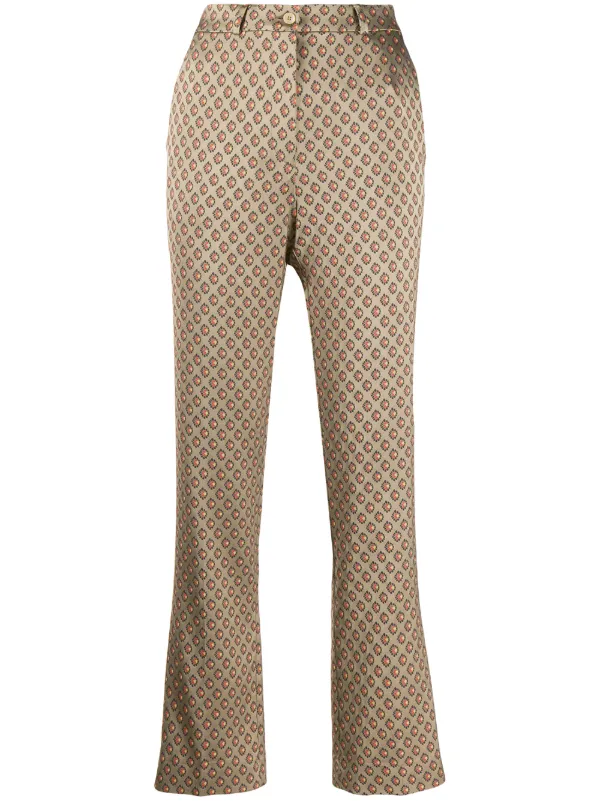ETRO Jacquard Trousers - Farfetch