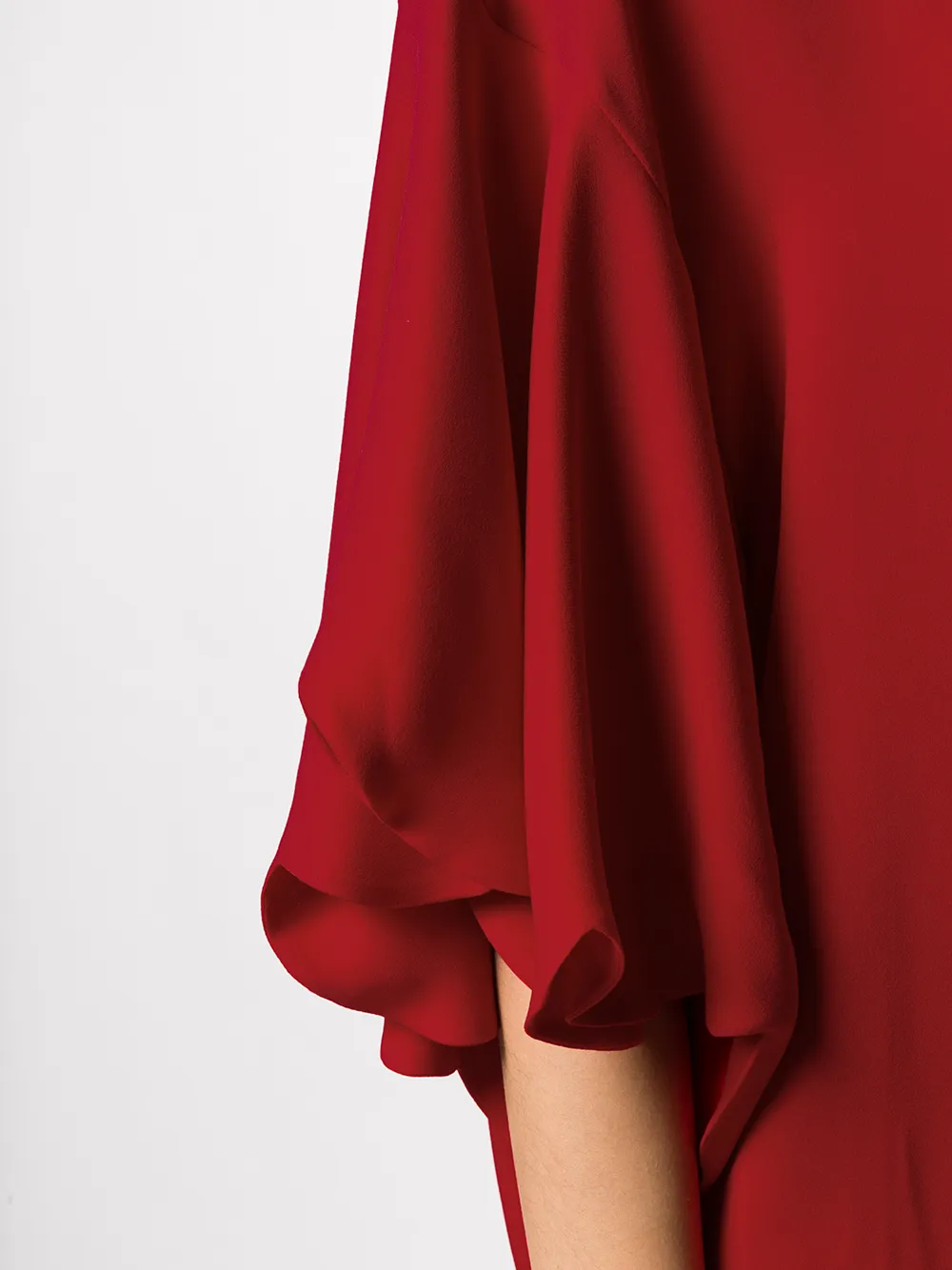 Valentino Garavani Blouse met klokmouwen Rood
