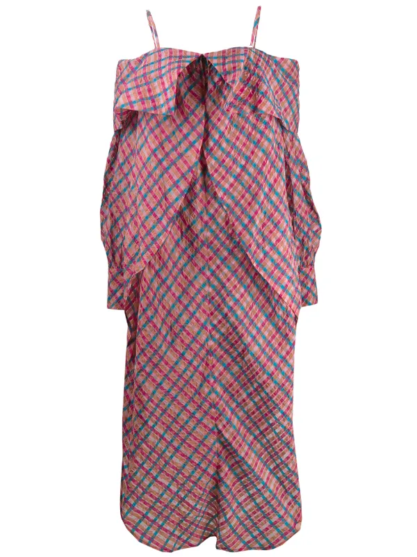 off the shoulder ruffle maxi dress