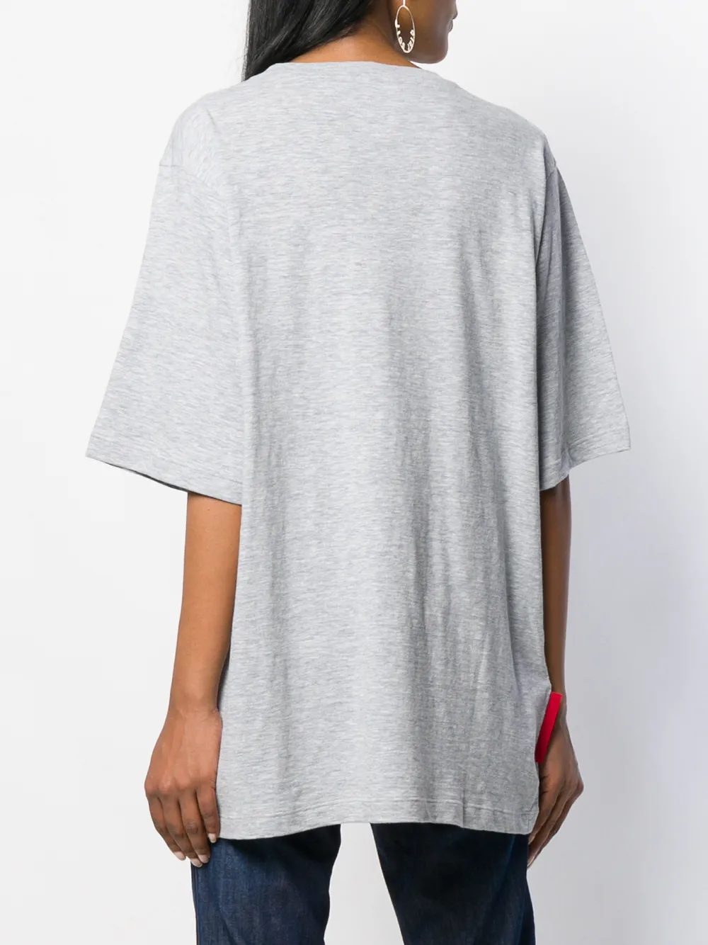 DSQUARED2 T-shirt met tekst Grijs