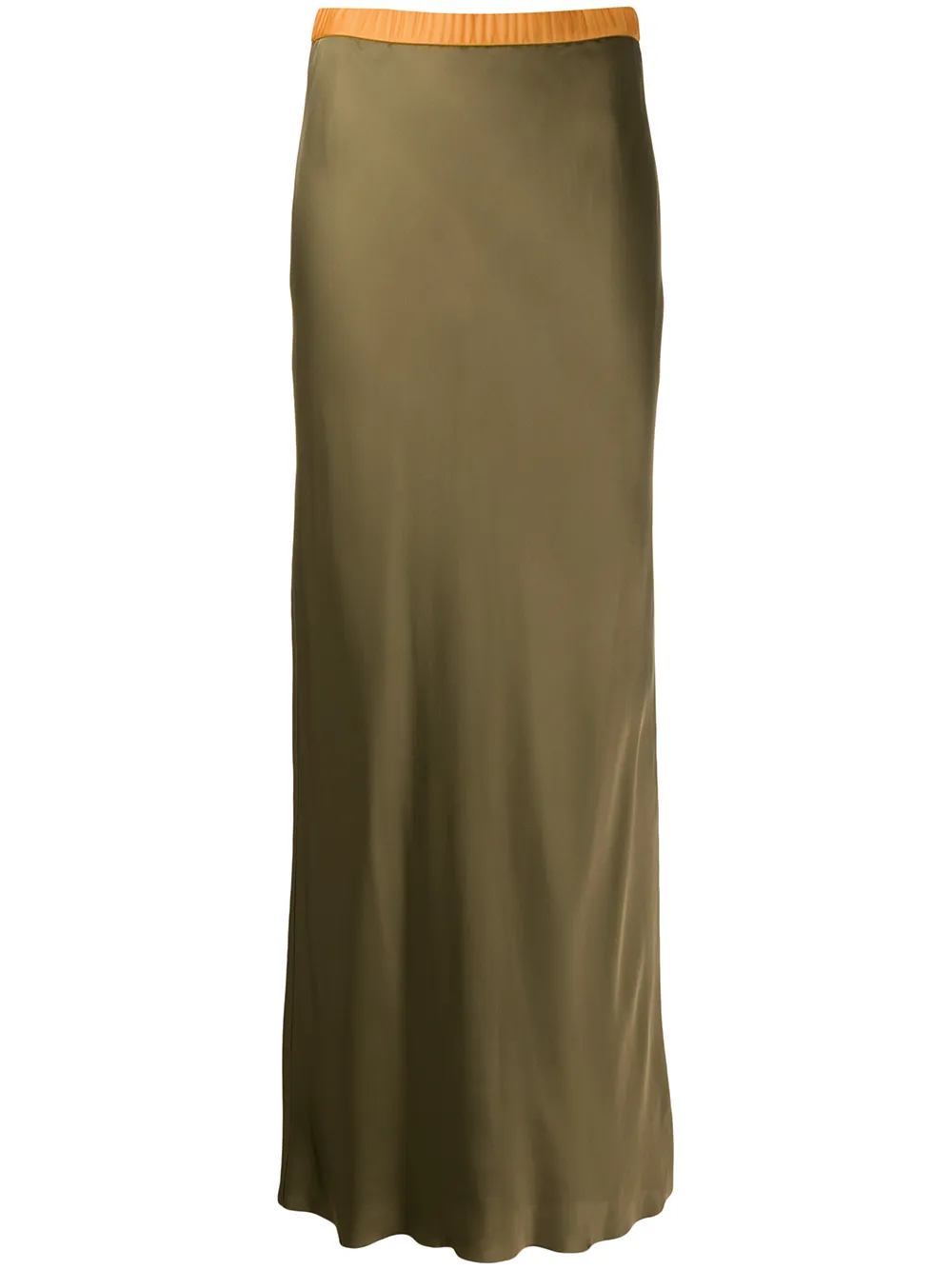 Helmut Lang satin skirt | Brown | Image 1