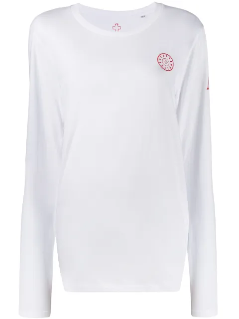 A.F.VANDEVORST LOGO PATCH LONG SLEEVE TOP