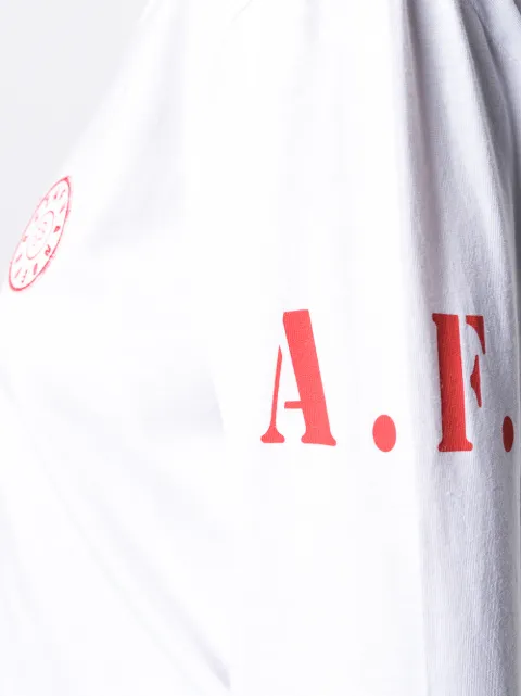 A.F.VANDEVORST LOGO PATCH LONG SLEEVE TOP