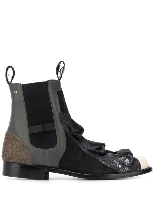 bow chelsea boots
