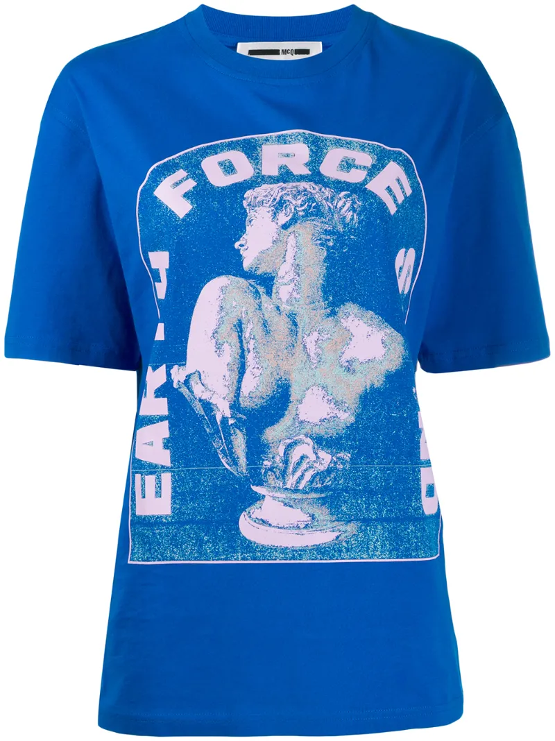 McQ Alexander McQueen футболка Earth Force Sound