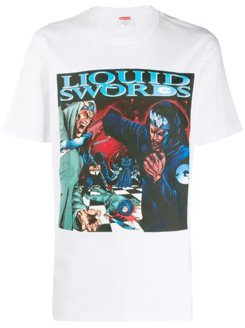 Shop Supreme liquid swords T-shirt with 