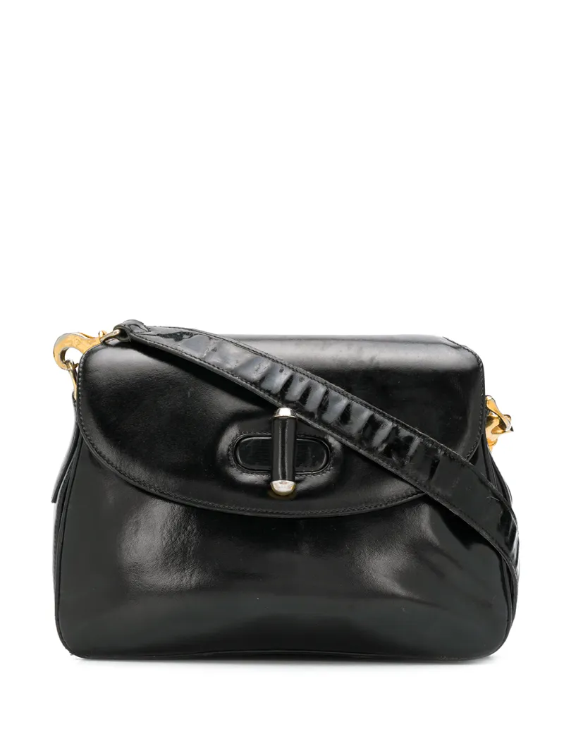 Gucci Pre-Owned сумка на плечо 1960-х годов с откидным верхом