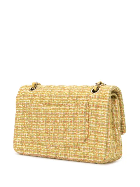 CHANEL Pre-Owned double flap tweed shoulder bag 19999764 - 2
