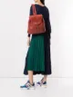 الصورة 2 من Chanel Pre-Owned حقيبة ظهر بشعار CC مخيوط