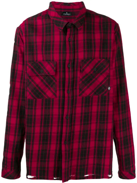 Marcelo Burlon County of Milan قميص كاروهات