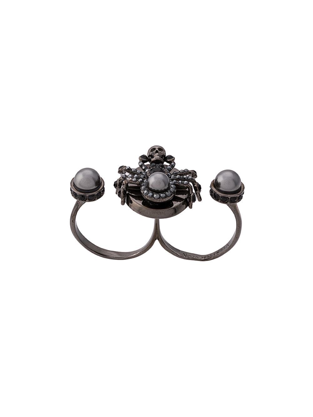 фото Alexander McQueen декорированное двойное кольцо