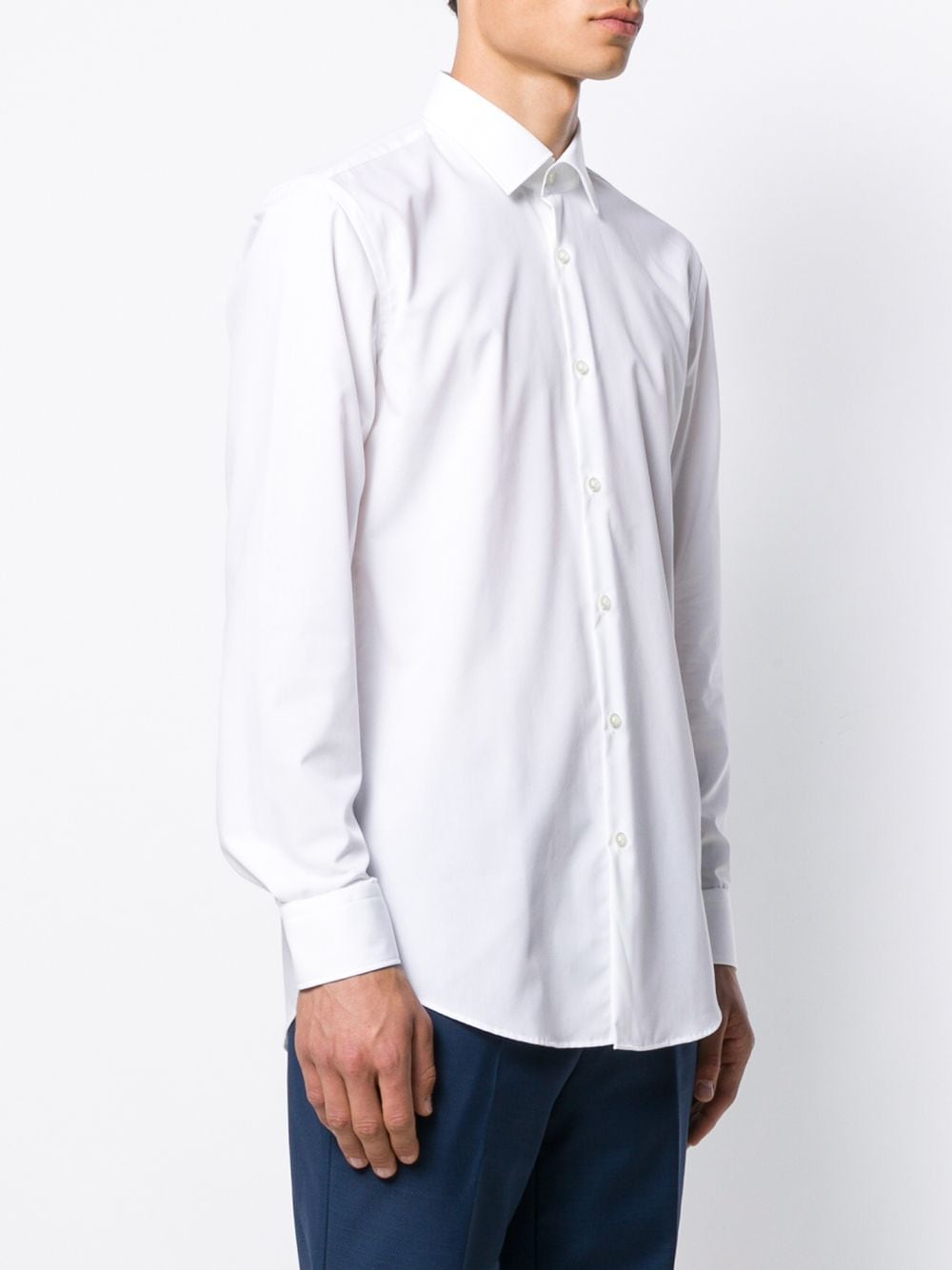 HUGO white classic shirt for men | 50289499 at Farfetch.com
